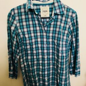 Light blue plaid shirt